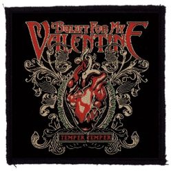   BULLET FOR MY VALENTINE: Temper Temper (9,5 cm x 9,5 cm) (felvarró)