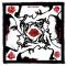 RED HOT CHILI PEPPERS: Blood Sugar (9,5 cm x 9,5 cm) (felvarró)