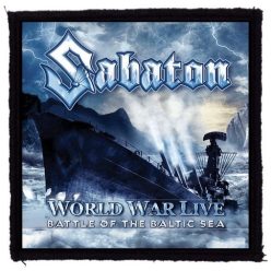 SABATON: World War Live (9,5 cm x 9,5 cm) (felvarró)