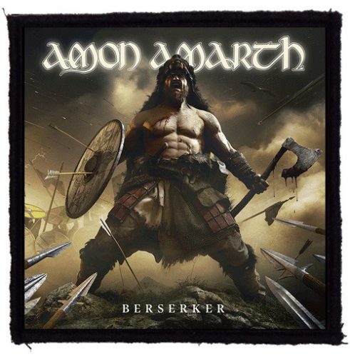 AMON AMARTH: Berserker (9,5 cm x 9,5 cm) (felvarró)