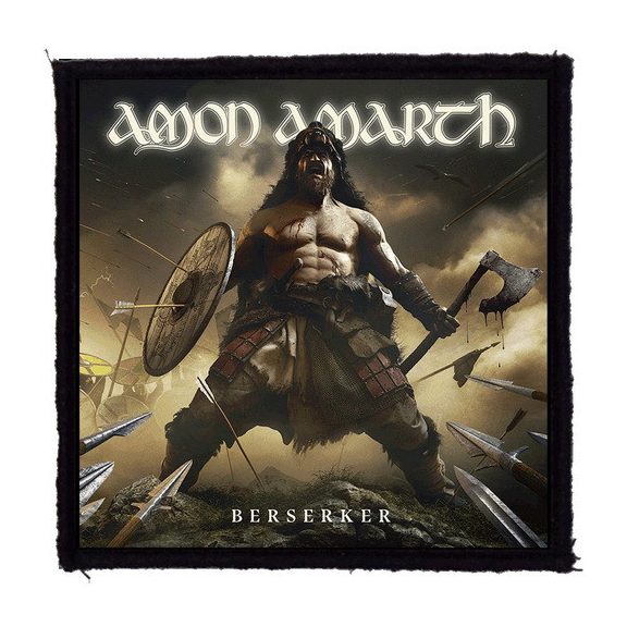 AMON AMARTH: Berserker (9,5 cm x 9,5 cm) (felvarró) AMON AMARTH: Berserker (9,5 cm x 9,5 cm) (felvarró)