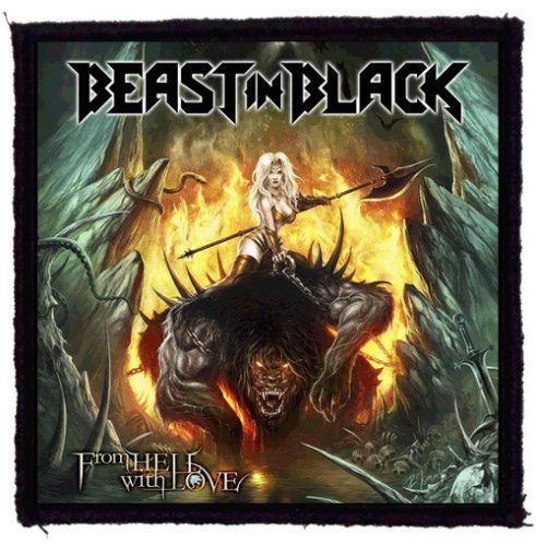 BEAST IN BLACK: From Hell With Love (9,5 cm x 9,5 cm) (felvarró)
