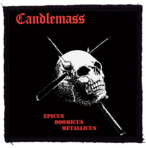 CANDLEMASS: Epicus Doomicus Metallicus (9,5 cm x 9,5 cm) (felvarró)