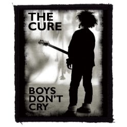 CURE: Boys Don't Cry (7,5 cm x 9,5 cm) (felvarró)