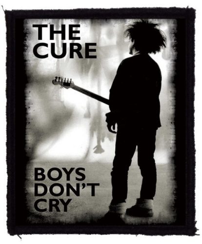 CURE: Boys Don't Cry (7,5 cm x 9,5 cm) (felvarró)