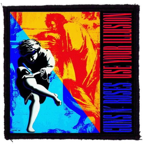 GUNS N' ROSES: Use 1-2 (9,5 cm x 9,5 cm) (felvarró)