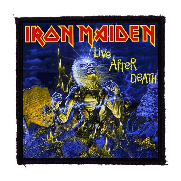 IRON MAIDEN: Live After Death (9,5 cm x 9,5 cm) (felvarró) IRON MAIDEN: Live After Death (9,5 cm x 9,5 cm) (felvarró)