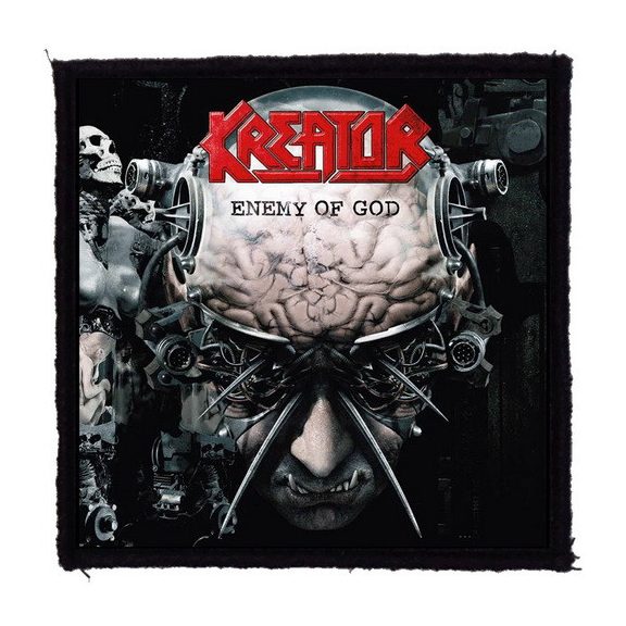 KREATOR: Enemy Of God (9,5 cm x 9,5 cm) (felvarró) KREATOR: Enemy Of God (9,5 cm x 9,5 cm) (felvarró)