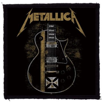 METALLICA: Hetfield Guitar (9,5 cm x 9,5 cm) (felvarró)