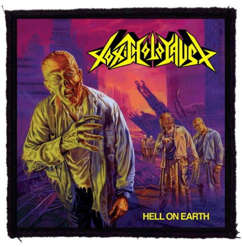 TOXIC HOLOCAUST: Hell On Earth (9,5 cm x 9,5 cm) (felvarró)