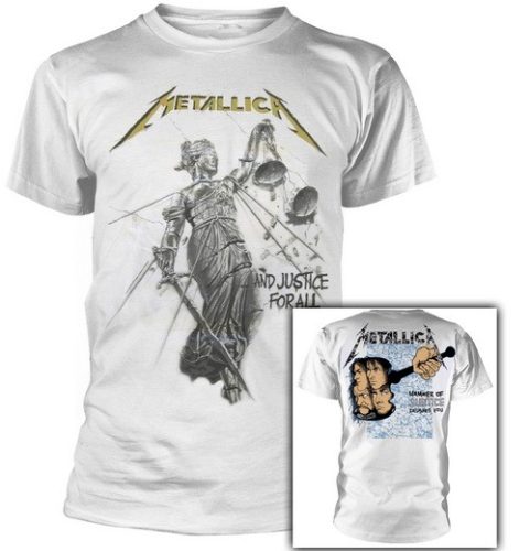 METALLICA: And Justice For All (white) (póló)