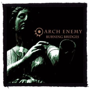 ARCH ENEMY: Burning Bridges (9,5 cm x 9,5 cm) (felvarró)