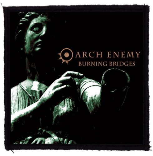 ARCH ENEMY: Burning Bridges (9,5 cm x 9,5 cm) (felvarró)