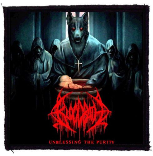 BLOODBATH: Unblessing The Purity (9,5 cm x 9,5 cm) (felvarró)