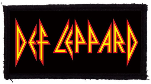 DEF LEPPARD: Logo (9,5 cm x 4,5 cm) (felvarró)