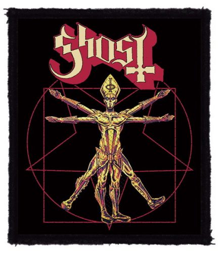 GHOST: The Vitruvian Ghost (8 cm x 9,5 cm) (felvarró)
