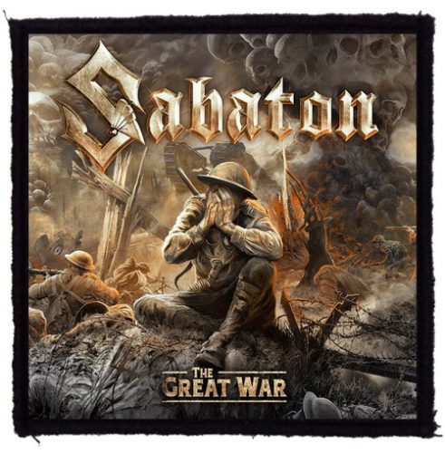 SABATON: The Great War (9,5 cm x 9,5 cm) (felvarró)