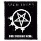 ARCH ENEMY: Pure Fucking Metal (8 cm x 9,5 cm) (felvarró)