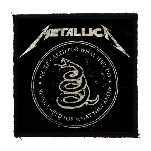 METALLICA: Never Cared (9,5 cm x 9,5 cm) (felvarró) METALLICA: Never Cared (9,5 cm x 9,5 cm) (felvarró)