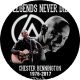 LINKIN PARK: Legends Never Die (nagy jelvény, 3,7 cm)