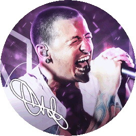 LINKIN PARK: Chester (jelvény, 2,5 cm)
