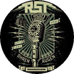 RAMMSTEIN: Radio (jelvény, 2,5 cm)