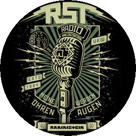 RAMMSTEIN: Radio (jelvény, 2,5 cm)
