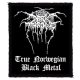 DARKTHRONE: True Norvegian Black Metal (8 cm x 9,5 cm) (felvarró)
