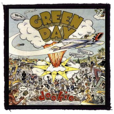GREEN DAY: Dookie (9,5 cm x 9,5 cm) (felvarró)