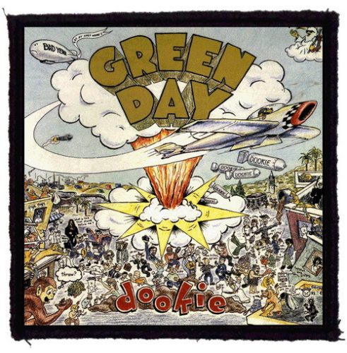 GREEN DAY: Dookie (9,5 cm x 9,5 cm) (felvarró)