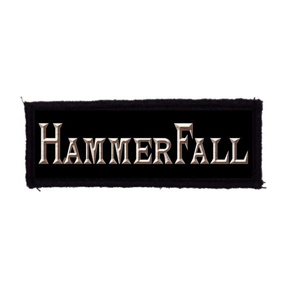 HAMMERFALL: Logo (12,5 cm x 4 cm) (felvarró) HAMMERFALL: Logo (12,5 cm x 4 cm) (felvarró)