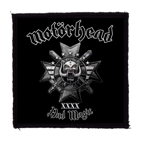 MOTORHEAD: Bad Magic (9,5 cm x 9,5 cm) (felvarró) MOTORHEAD: Bad Magic (9,5 cm x 9,5 cm) (felvarró)