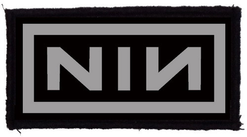 NINE INCH NAILS: Logo (9,5 cm x 4,5 cm) (felvarró)
