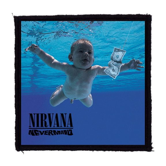 NIRVANA: Nevermind (9,5 cm x 9,5 cm) (felvarró) NIRVANA: Nevermind (9,5 cm x 9,5 cm) (felvarró)