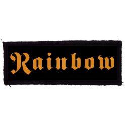 RAINBOW: Logo (12,5 cm x 4 cm) (felvarró)