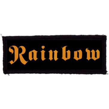 RAINBOW: Logo (12,5 cm x 4 cm) (felvarró)