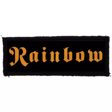 RAINBOW: Logo (12,5 cm x 4 cm) (felvarró)