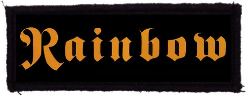 RAINBOW: Logo (12,5 cm x 4 cm) (felvarró)