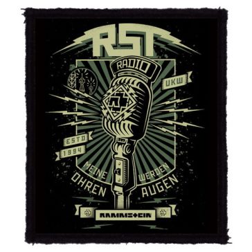 RAMMSTEIN: Radio (8 cm x 9,5 cm) (felvarró)