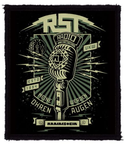RAMMSTEIN: Radio (8 cm x 9,5 cm) (felvarró)