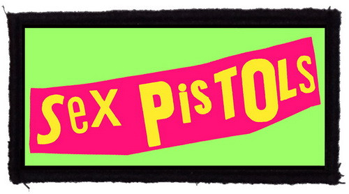 SEX PISTOLS: Logo (9,5 cm x 4,5 cm) (felvarró)