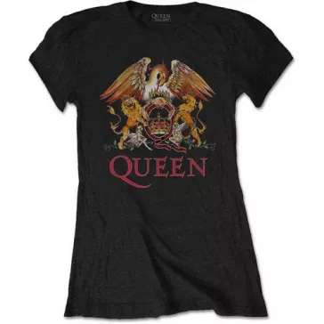 QUEEN: Classic Crest Black (női)