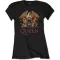 QUEEN: Classic Crest Black (női)