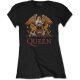 QUEEN: Classic Crest Black (női)
