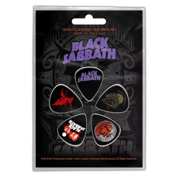 BLACK SABBATH - Purple Logo (5 db pengető, 1 mm vastag)