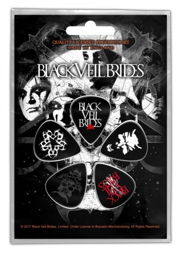 BLACK VEIL BRIDES - Skull (5 db pengető, 1 mm vastag)