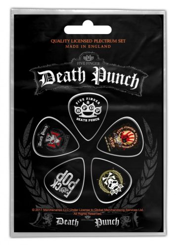 FIVE FINGER DEATH PUNCH - 5FDP (5 db pengető, 1 mm vastag)
