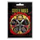 GUNS N' ROSES - Bullet Logo (5 db pengető, 1 mm vastag)
