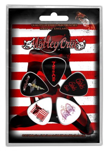 MÖTLEY CRÜE - Red, White & Crue (5 db pengető, 1 mm vastag)