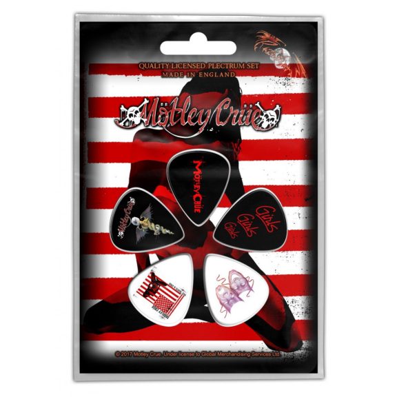 MÖTLEY CRÜE - Red, White & Crue (5 db pengető, 1 mm vastag) MÖTLEY CRÜE - Red, White & Crue (5 db pengető, 1 mm vastag)